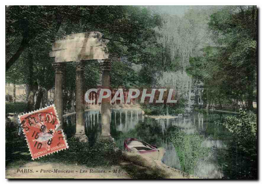 CPA Paris Parc Monceau les Ruines 
