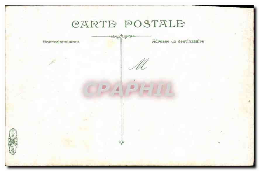 CPA Grille du Parc Monceau  — Rückseite