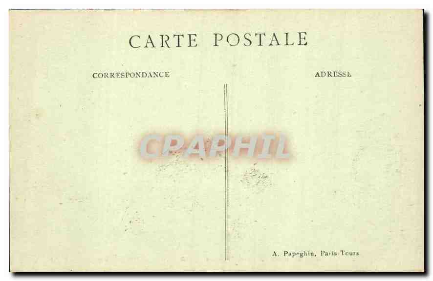CPA Paris l'Entree du Parc Monceau  — Rückseite