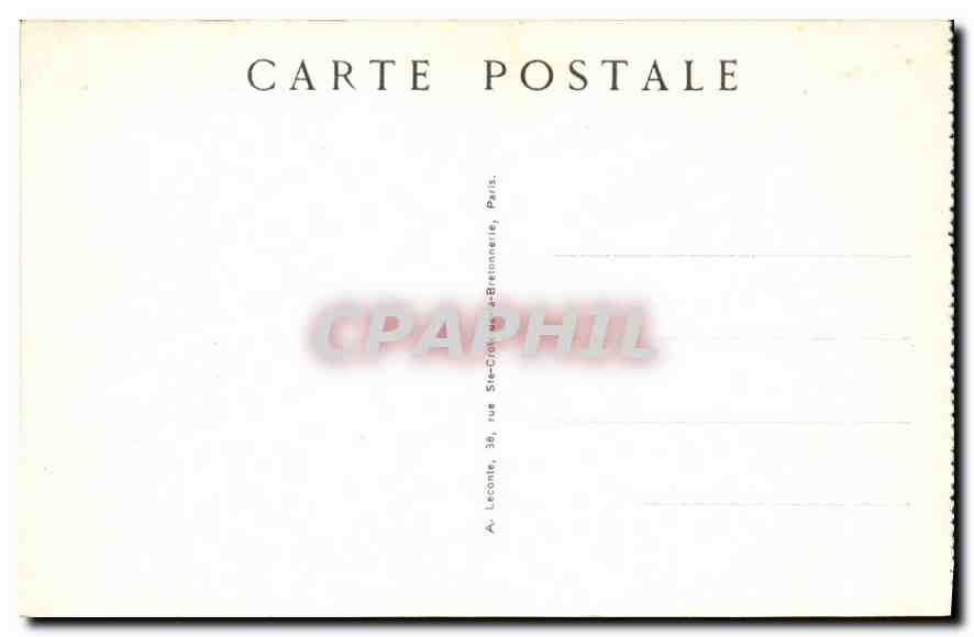CPA Paris le Tombeau de Napoleon Ier aux Invalides  — Rückseite