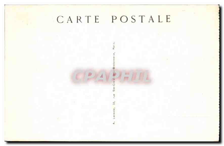 CPA Paris Notre Dame l'Abside  — Rückseite