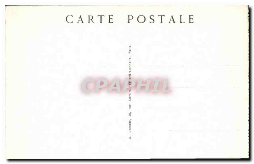CPA Paris Carrefour Haussmann Italiens  — Verso