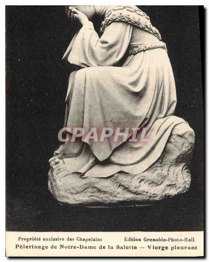 Vierge pleurant — Pèlerinage de Notre-Dame de la Salette — Edition Grenoble-Photo-Hall