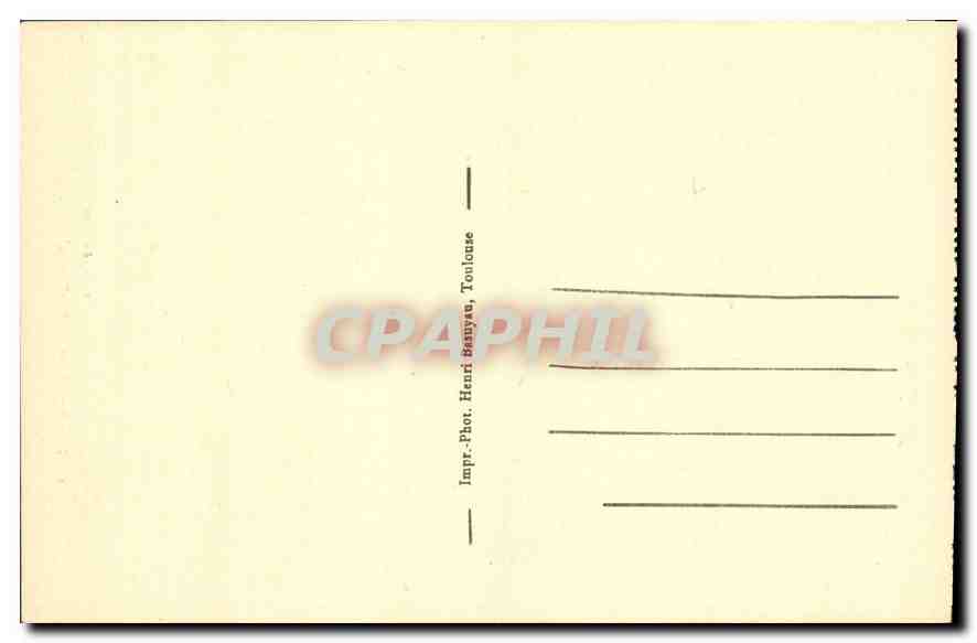 CPA Roc Amadour vue generale cote Est  — Rückseite