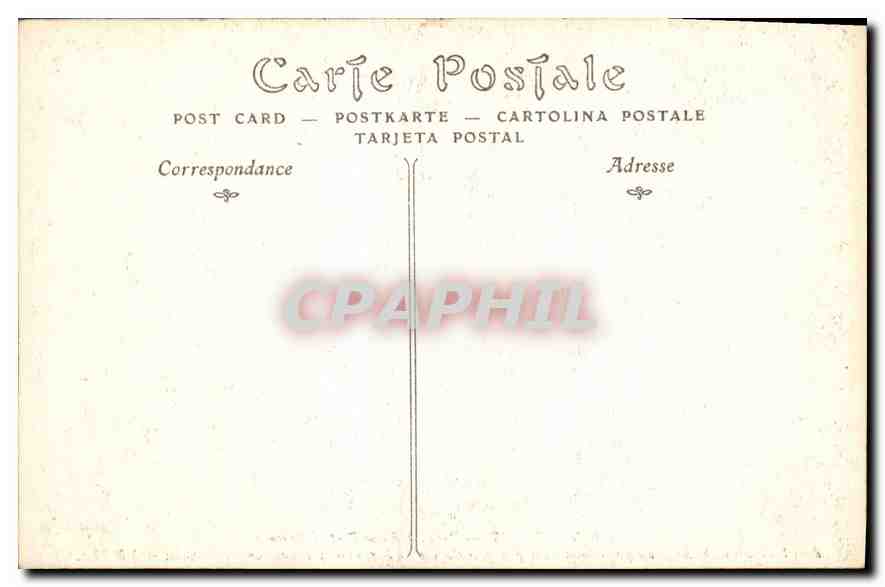 CPA Catedrale de Reims Tympan d'une Porte  — Rückseite
