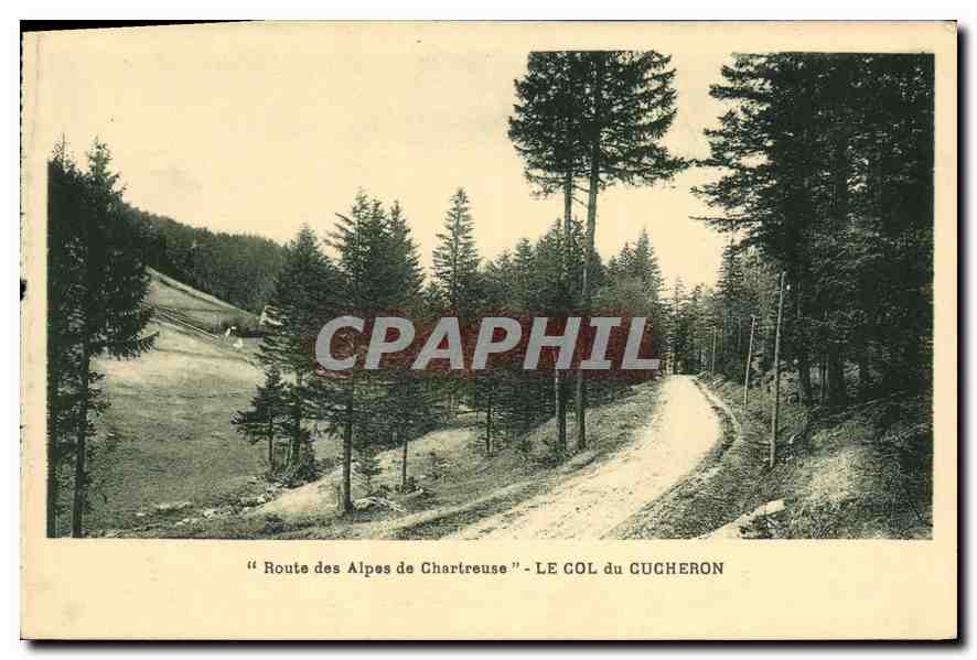 CPA Route des Alpes de Chartreuse Le Col du Cucheron 