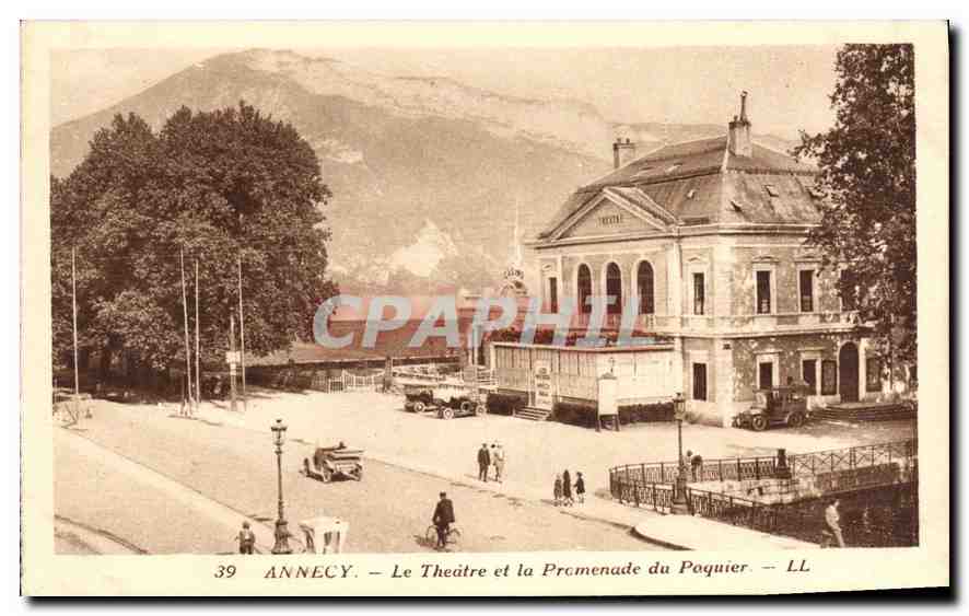 Annecy — Le Théâtre et la Promenade du Paquier — LL