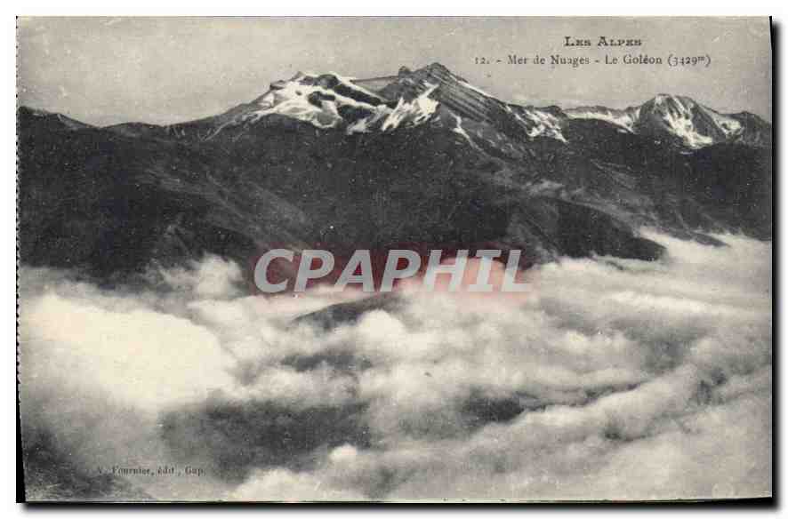 CPA Les Alpes Mer de Nuages Le Goleon 
