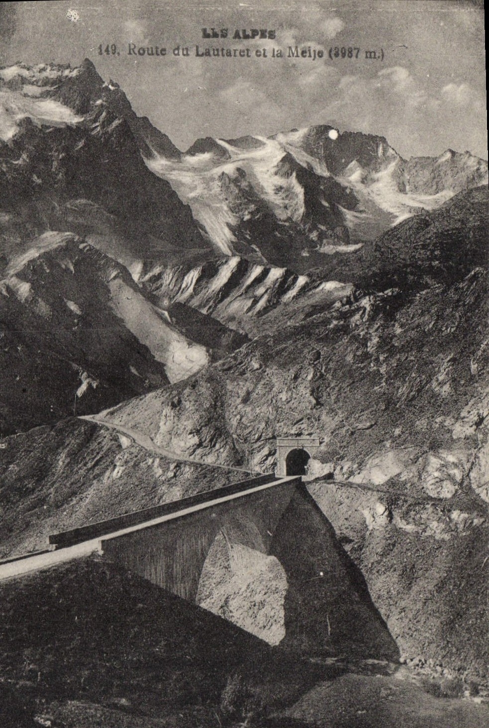 CPA Les Alpes Route du Lautaret et la Meije 