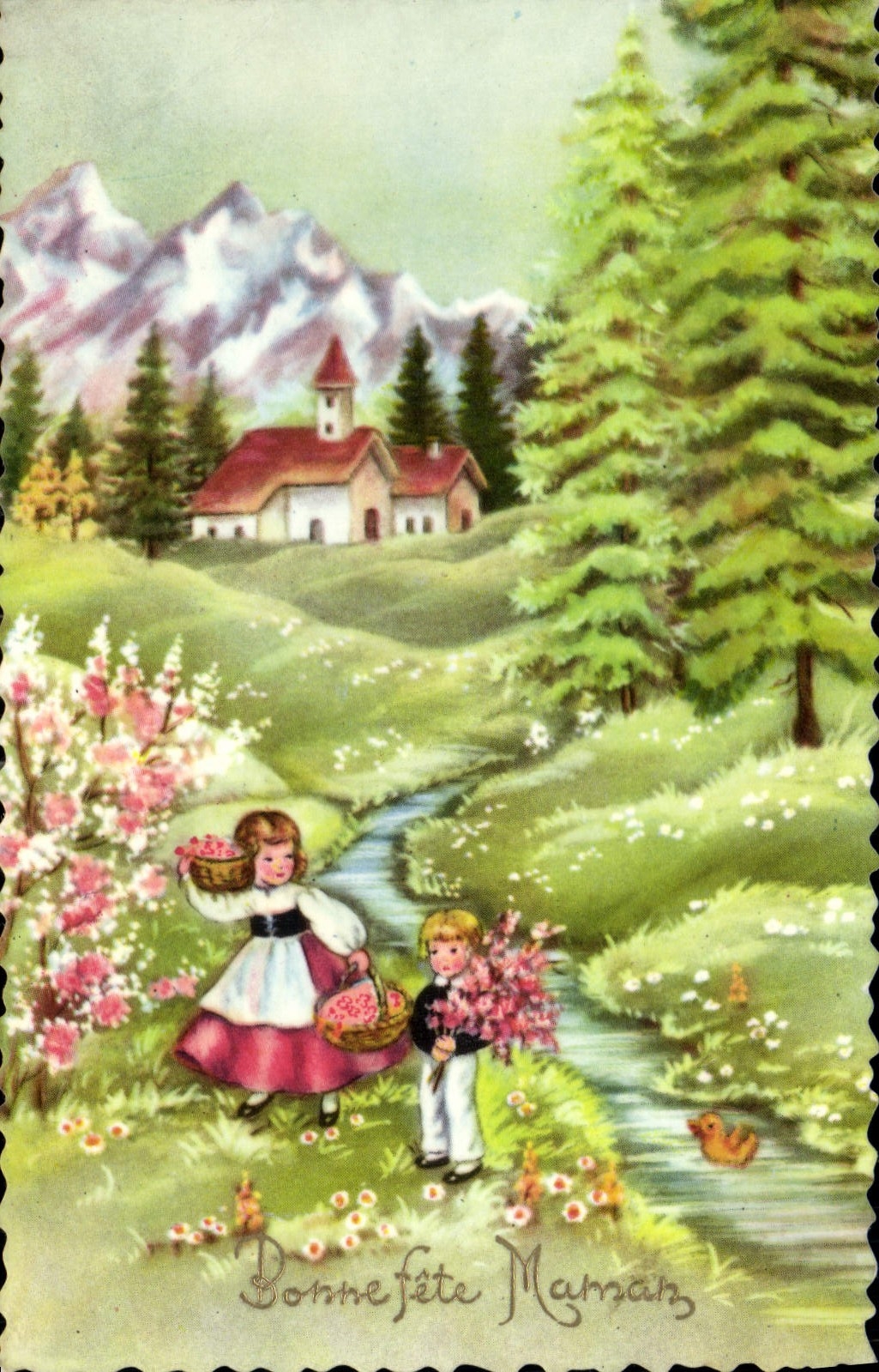 CPA Bonne fete Maman 