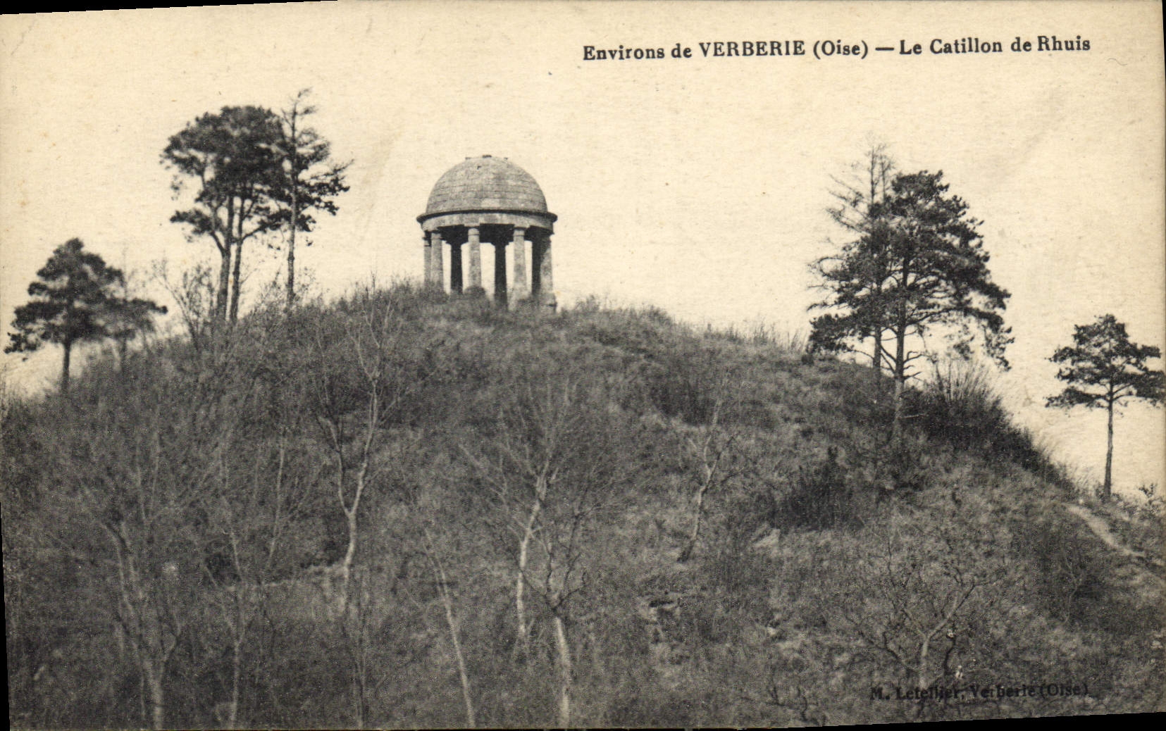 CPA Environs de Verberie Oise Le Catillon de Rhuis 