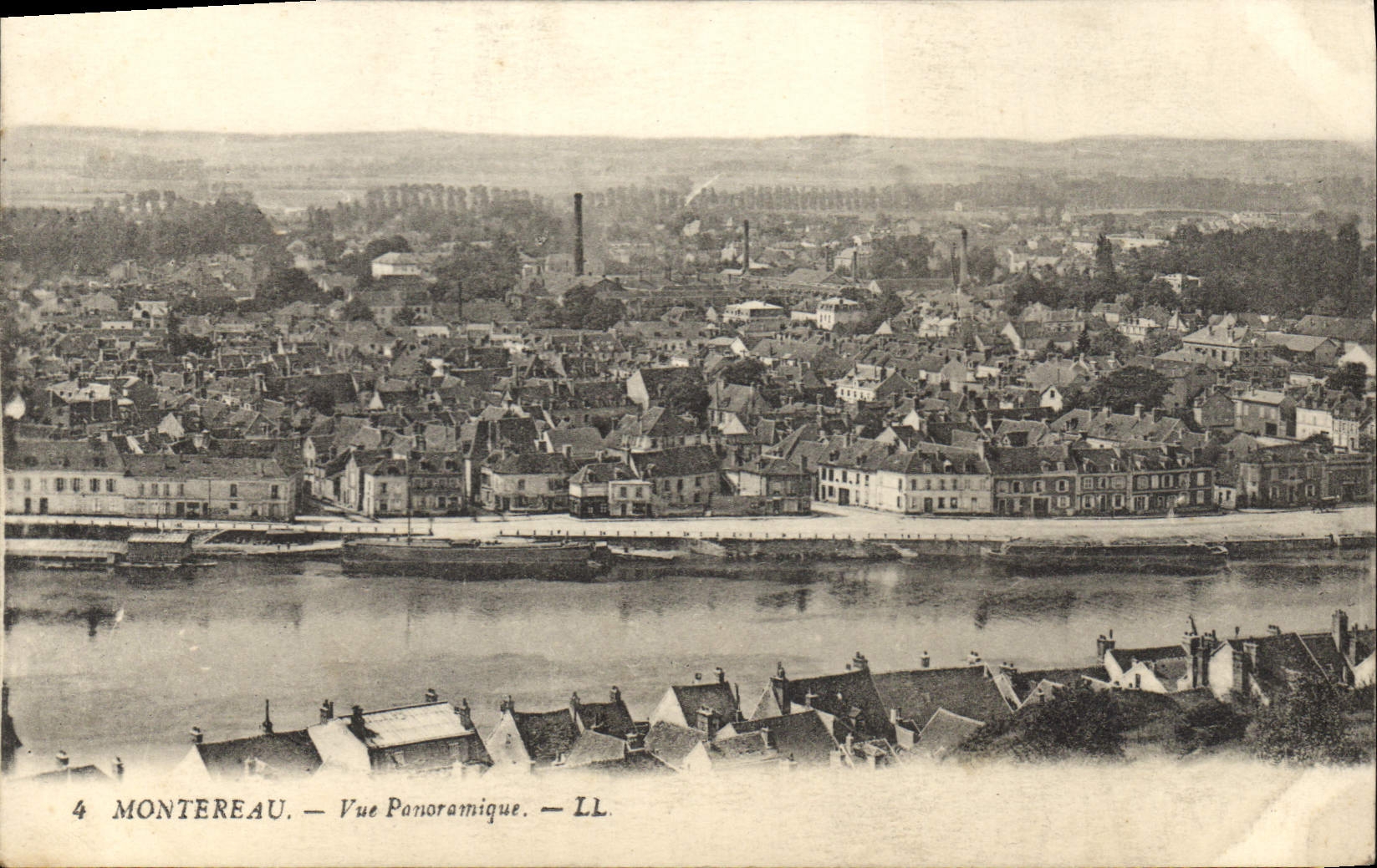 CPA Montereau Vue Panoramique 