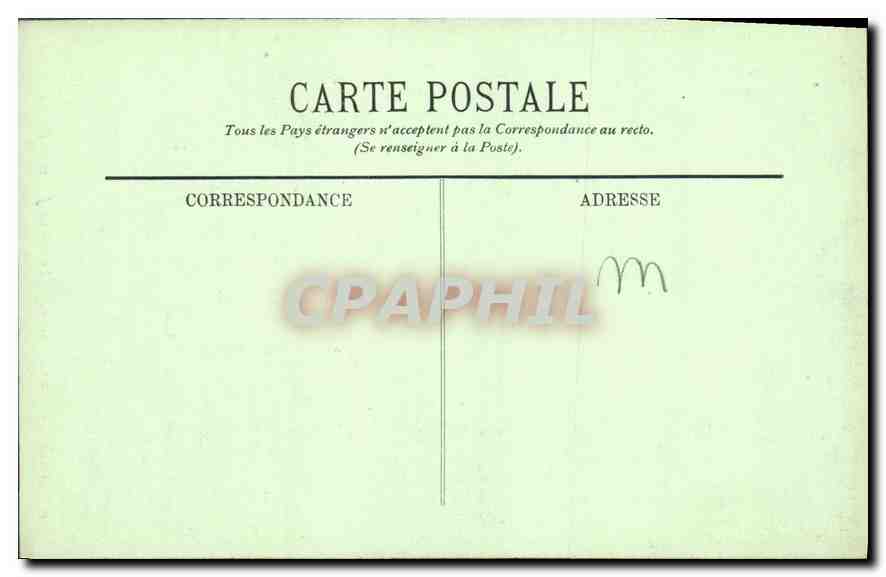 CPA Reims la Cathedrale Portail du Jugement dernier  — Rückseite
