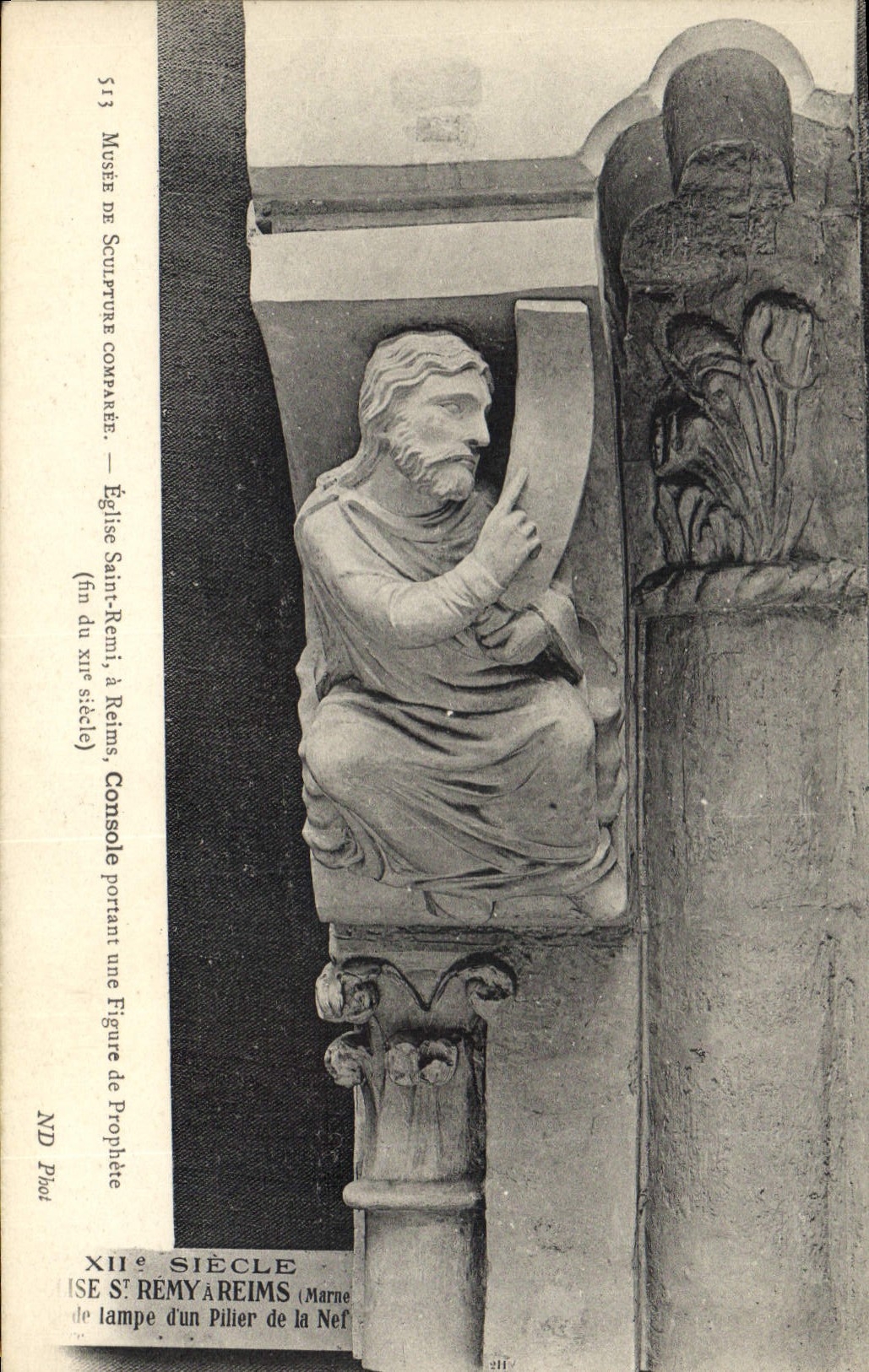 CPA Musee de Sculpture comparee Eglise Saint Remi a Reims 