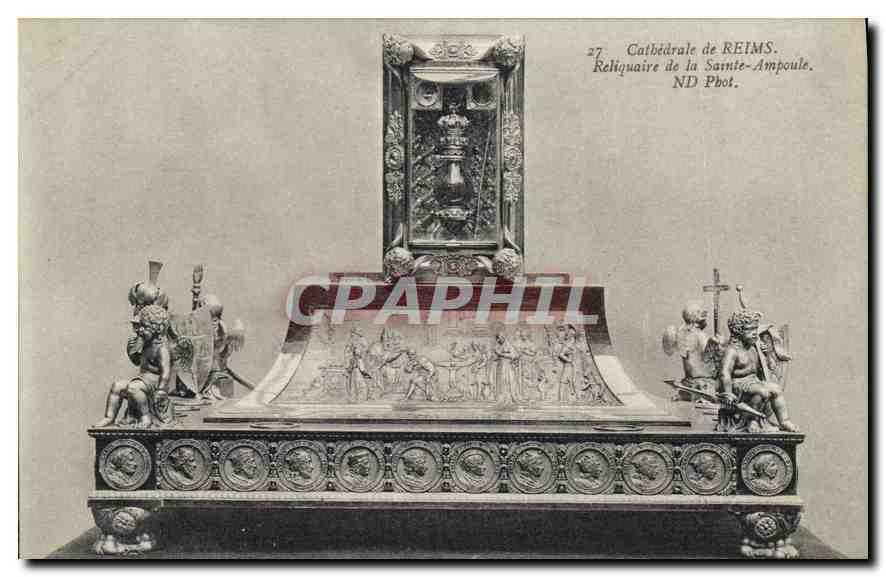 Cathédrale de Reims — Reliquaire de la Sainte-Ampoule — ND Phot.