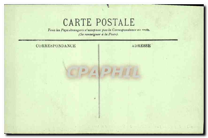 CPA Reims la Cathedrale Les Morts sortant de leurs Tombeaux  — Verso