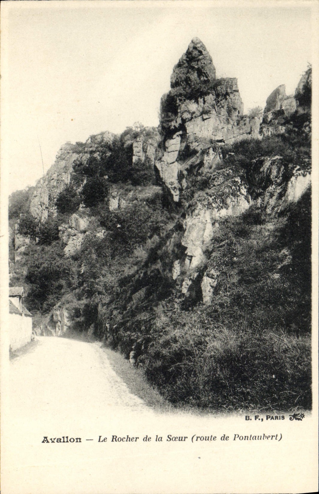 Avallon — Le Rocher de la Sœur (route de Pontaubert) — B. F., PARIS