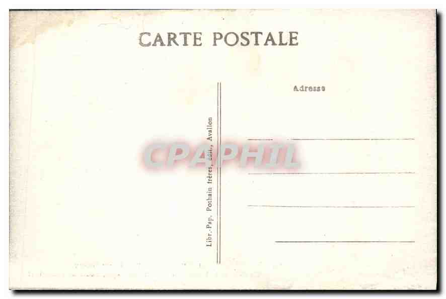 Avallon — Vallée du Cousin — Coin de la Rivière, près du Moulin-Léger, Route de Pontar — Reverso