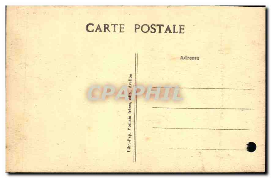 Avallon — Les Sites Pittoresques — La Vallée Jolie du Cousin — Route de Pontaubert — Reverso