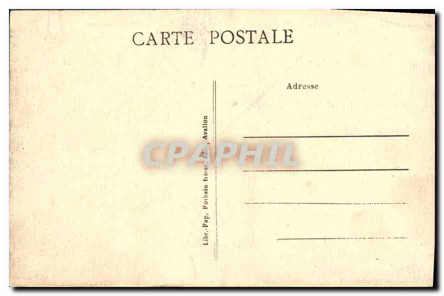Avallon - Vallée du Cousin — Un Coin Pittoresque — Route de Pontaubert — Reverso