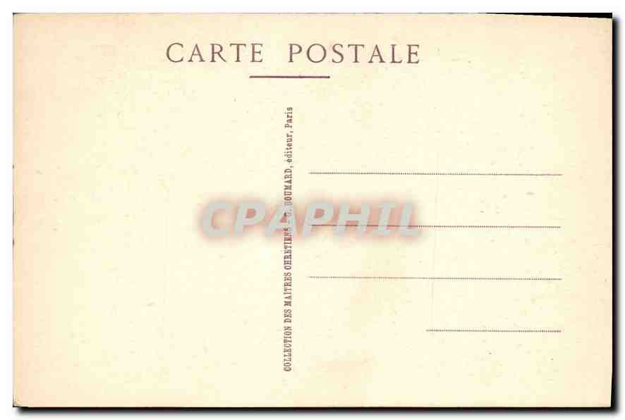 CPA La Sainte Vierge de la Maison d'Orleans Raphael Sanzio  — Verso