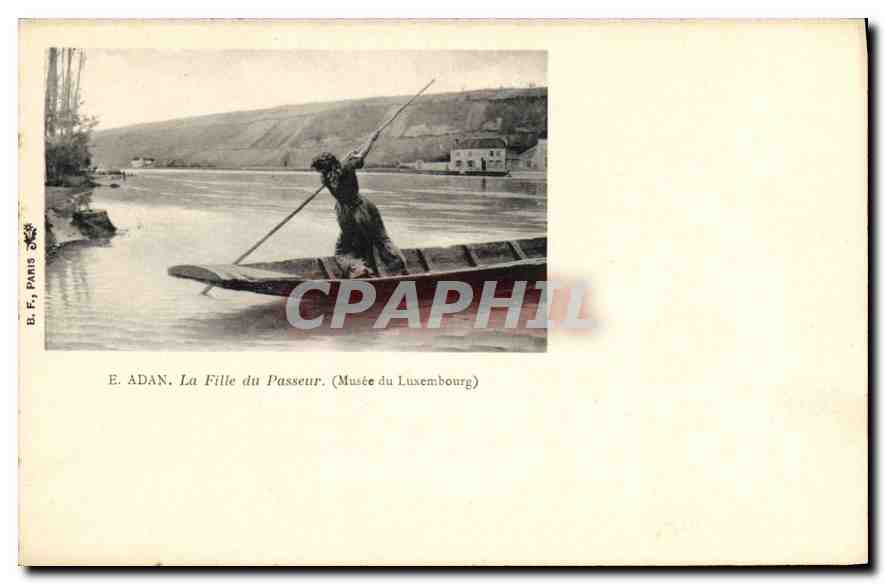 CPA La Fille du Passeur Musee du Luxembourg 