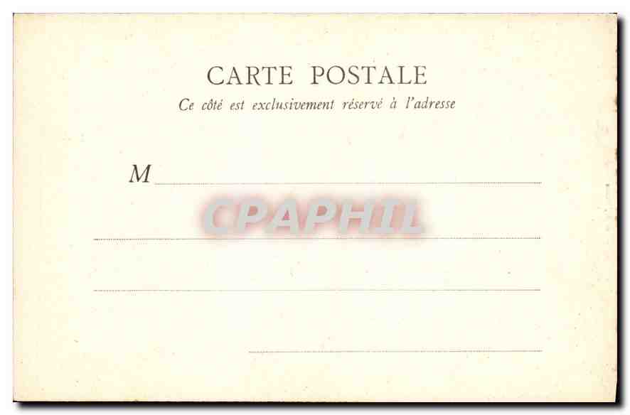 CPA La Fille du Passeur Musee du Luxembourg  — Back