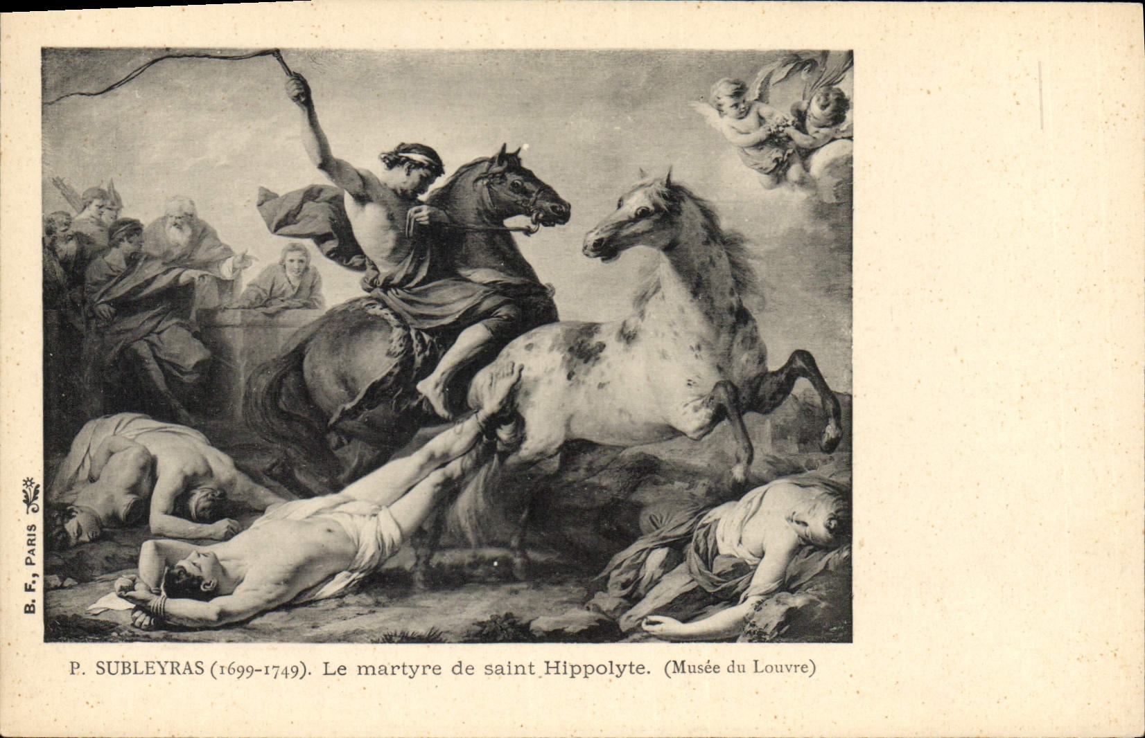 CPA Le Martyre de saint Hippolyte Musee du Louvre 