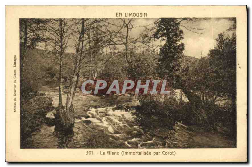 CPA En Limousin La glane Immortalisee par Corot 
