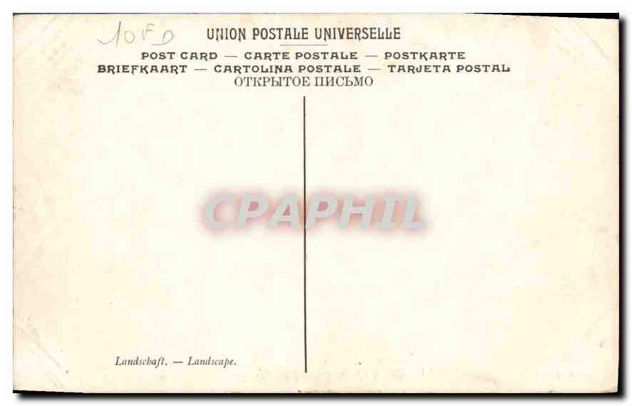 CPA Guillemet Paysage Musee du Luxembourg  — Back