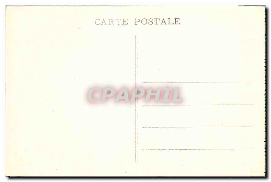CPA Cascade de la Muzele  — Verso