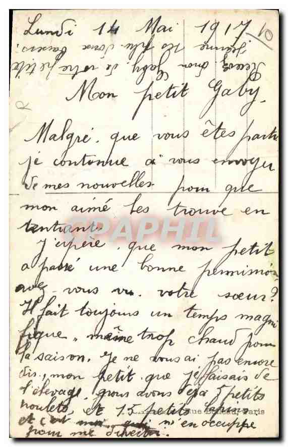 CPA La Pensee Fleurs — Verso