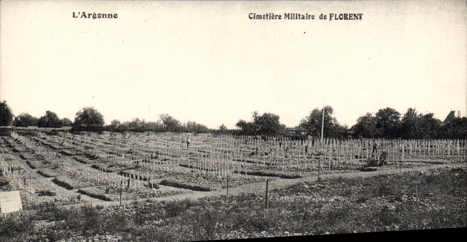 Cimetière Militaire de Florent — L'Argonne — Éditeur non identifié