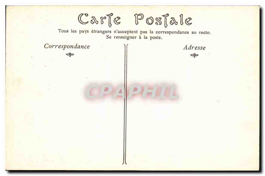 CPA Rouen L'Hotel Bourgtheroulde  — Verso