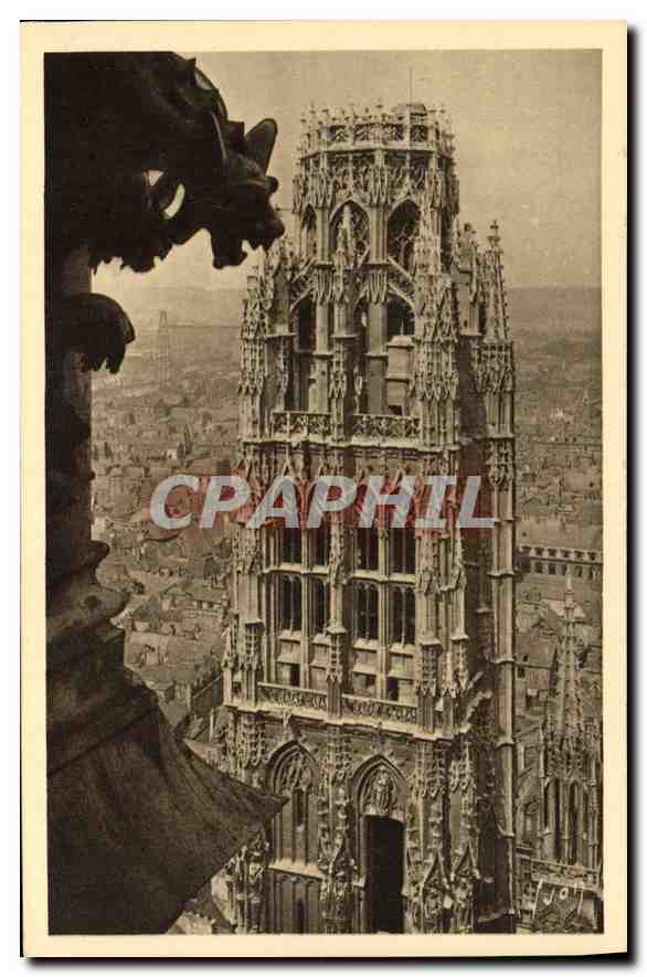 CPA Rouen Seine Inf La Tour du Beurre 