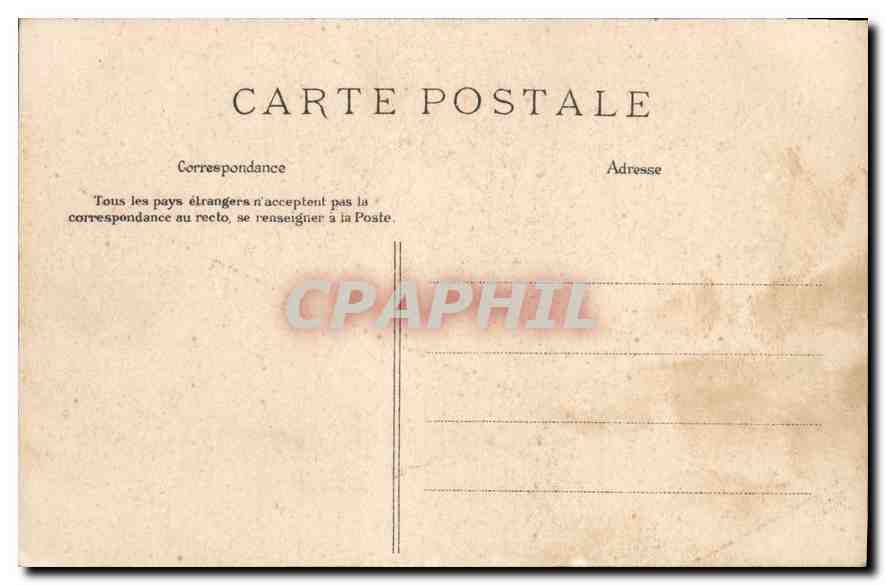 CPA Chateau de Chantilly Vue prise du poitorre  — Rückseite