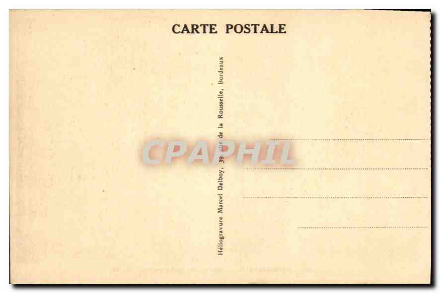 CPA Bordeaux Porte de Bourgogne  — Verso