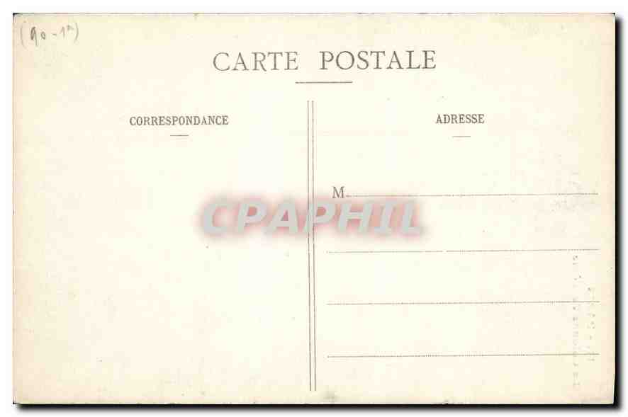 CPA Paris La Colonne Vendome  — Rückseite