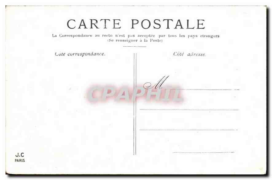 CPA Paris La Colonne Vendome  — Rückseite