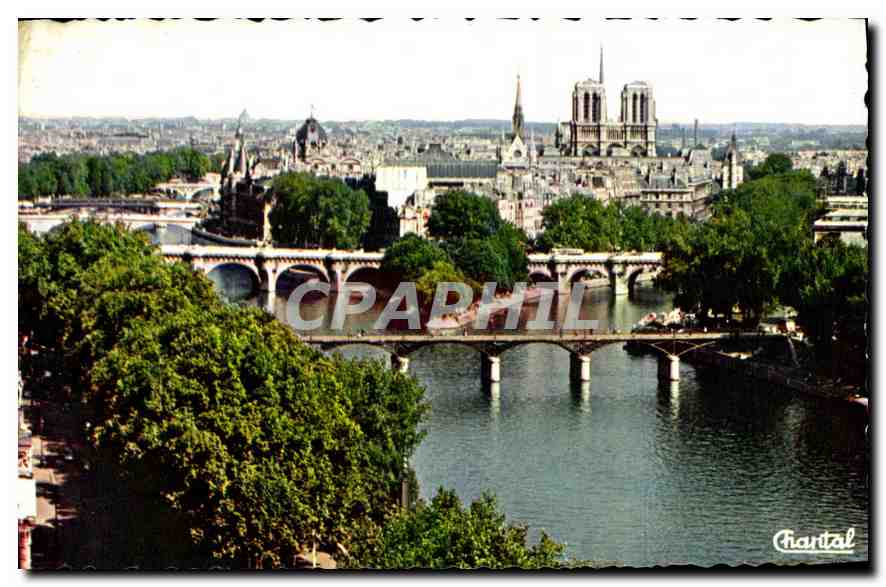 CPA Paris Notre Dame et les sept Ponts 