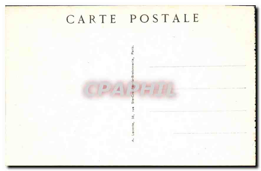 CPA Paris La Place de la Republique  — Rückseite