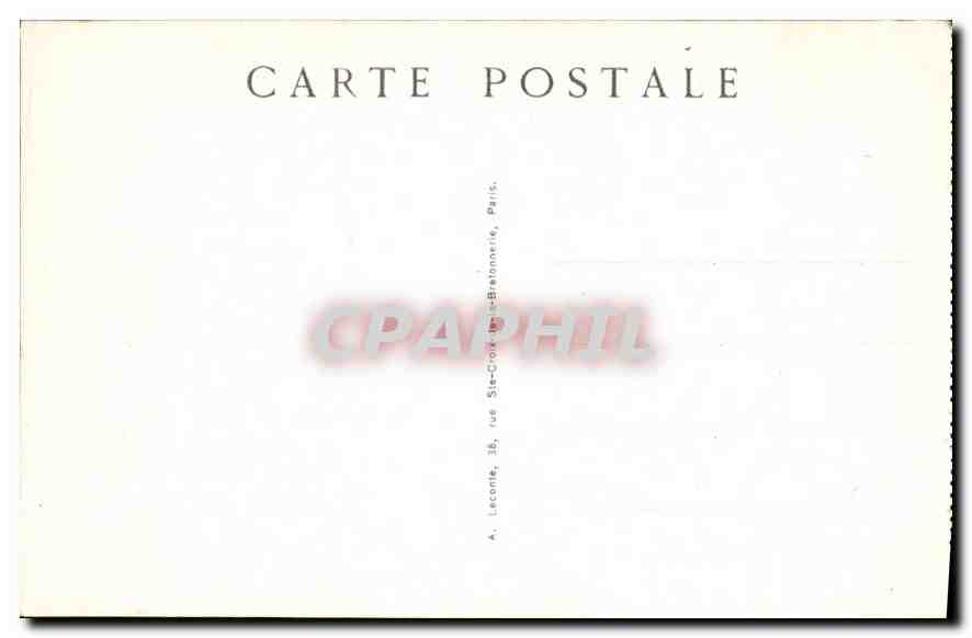CPA Paris Place de la Concorde  — Rückseite