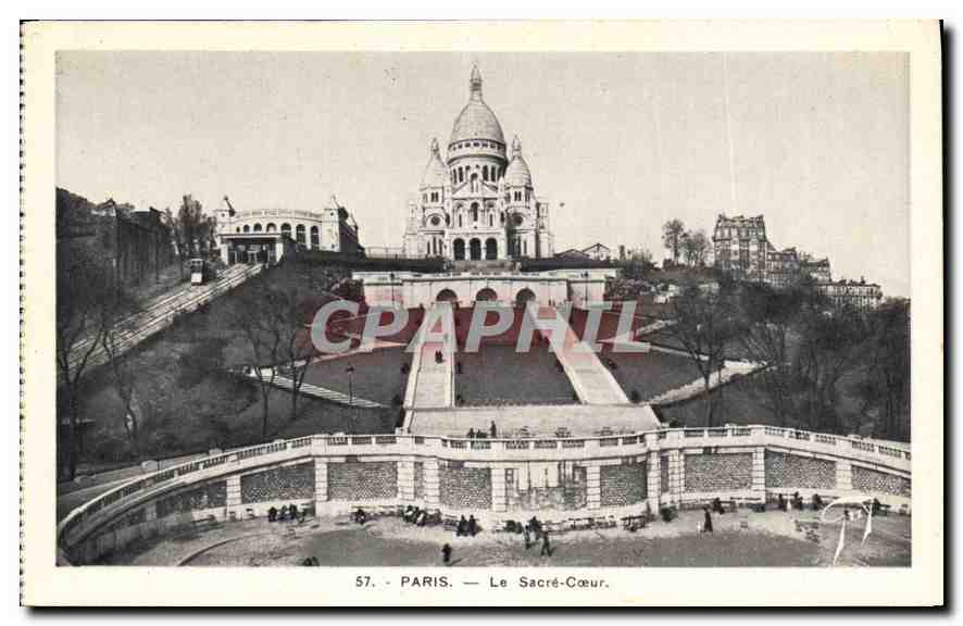 CPA Paris Le Sacre Coeur 