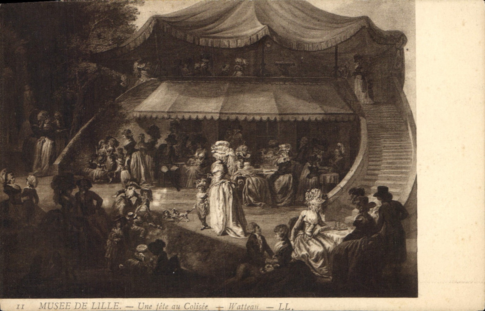 CPA Musee de Lille Une tete au Colide 