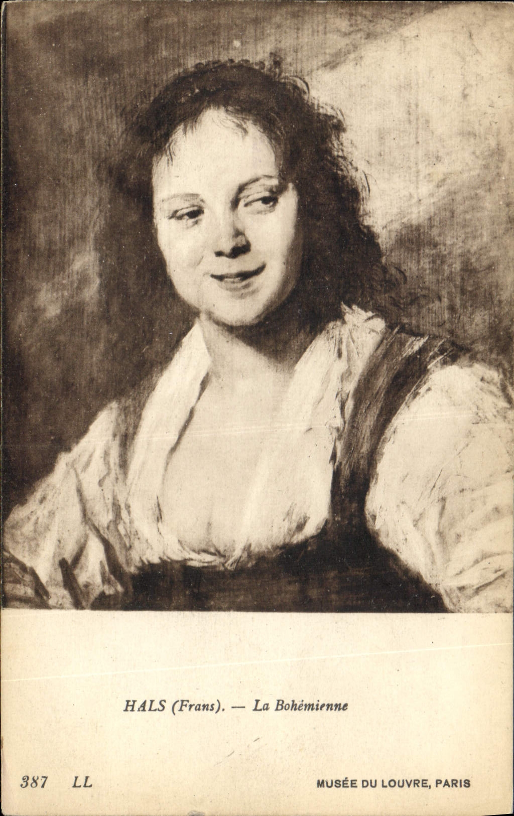 CPA Musee du Louvre Paris Hals Frans La Bohemienne 