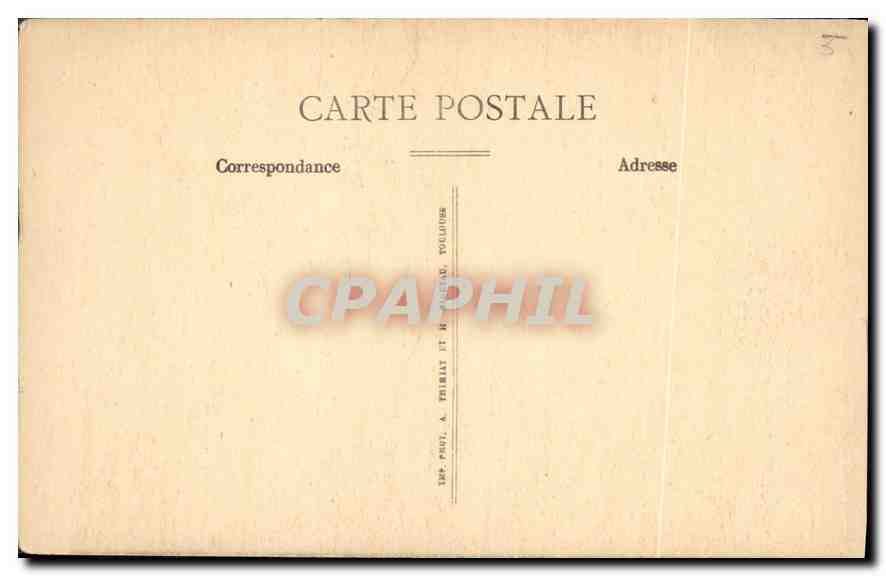 CPA Toulouse Salle Henri Martin  — Verso