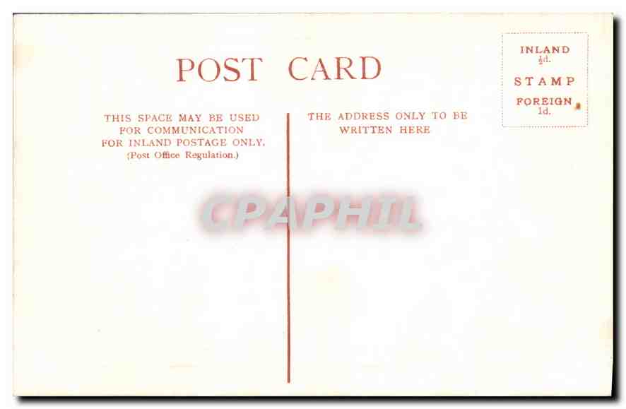 CPA Dante and Beatrice Henry Holiday  — Verso