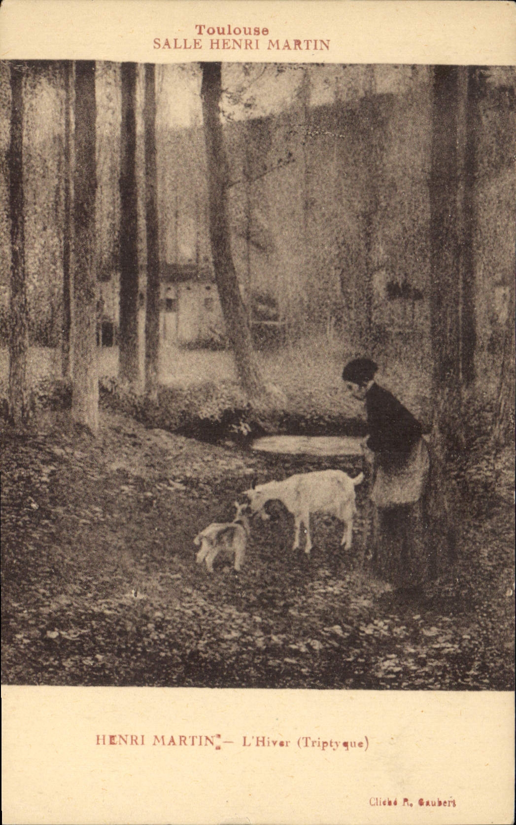 CPA Toulouse Salle Henri Martin L'Hiver Chevre