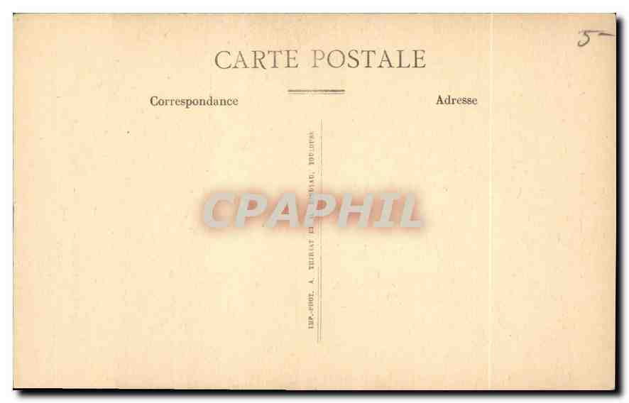CPA Toulouse Salle Henri Martin L'Hiver Chevre — Rückseite