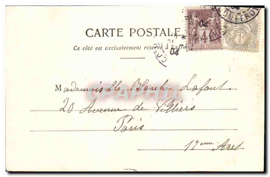 CPA Chaudesaigues La Truyere au Moulin du Tour  — Rückseite